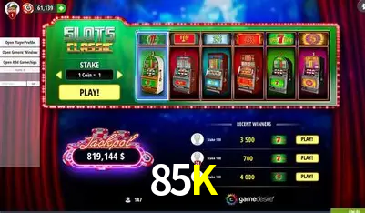 Slots 85K - Giros Grátis Diários